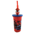 Zak BPA Free 15 oz Buddy Sip Tumbler w/Lid & Straw Spider Man Spiderman