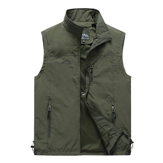 Warm Windproof Cotton Men's Vest for Travel and Leisure