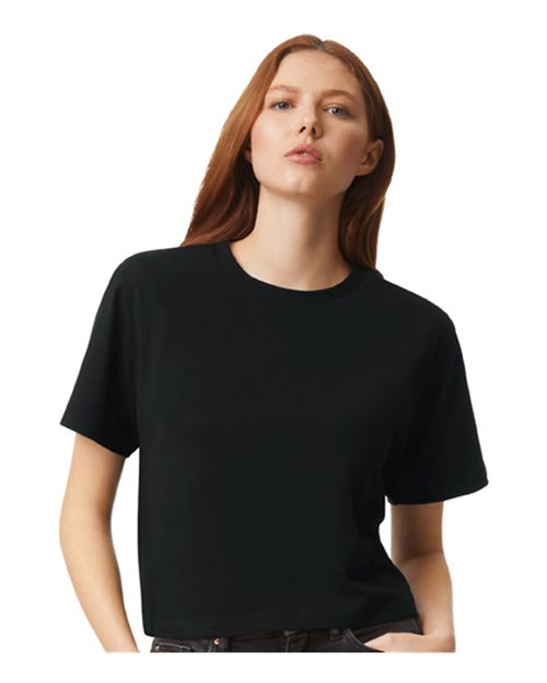 American Apparel 102 Women's Fine Jersey Mid-Length Boxy Tee