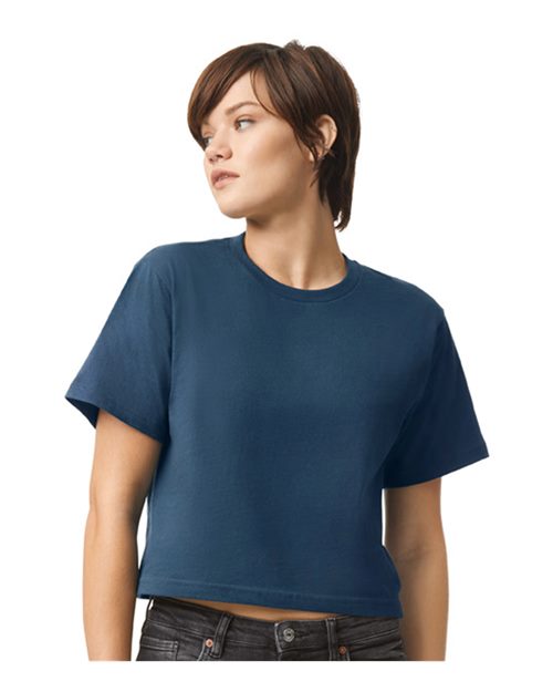 American Apparel 102 Women's Fine Jersey Mid-Length Boxy Tee