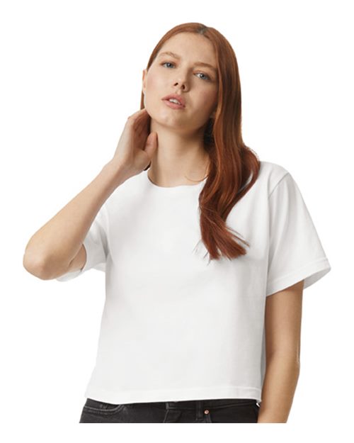 American Apparel 102 Women's Fine Jersey Mid-Length Boxy Tee