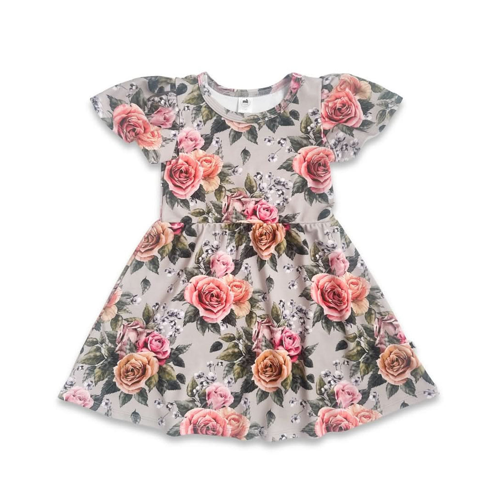 Kids’ Bamboo Kaia Dress | Olive