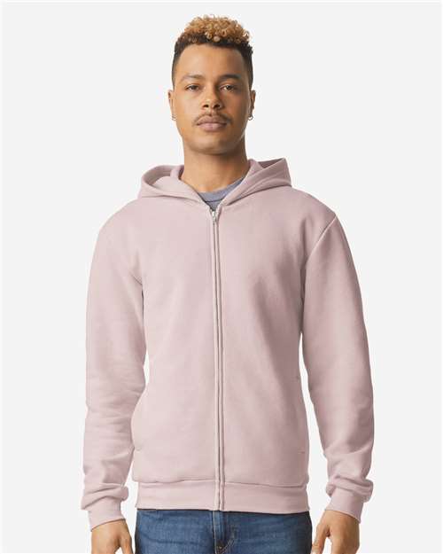 American Apparel RF497 Unisex ReFlex Fleece Full-Zip Hoodie Sweatshirt