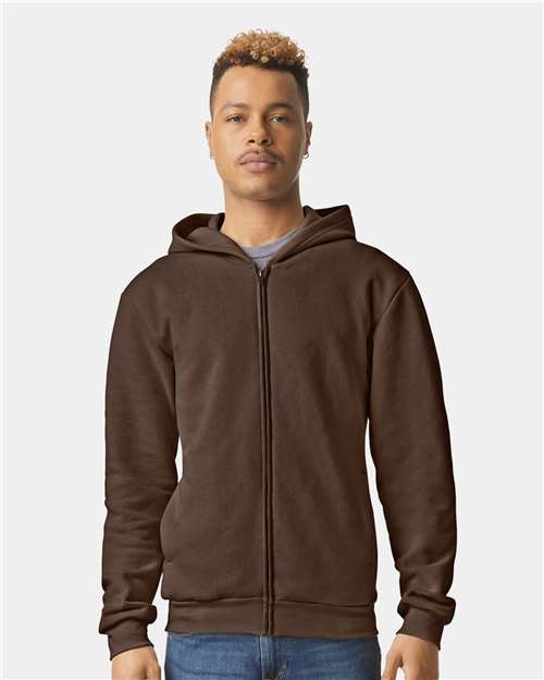 American Apparel RF497 Unisex ReFlex Fleece Full-Zip Hoodie Sweatshirt