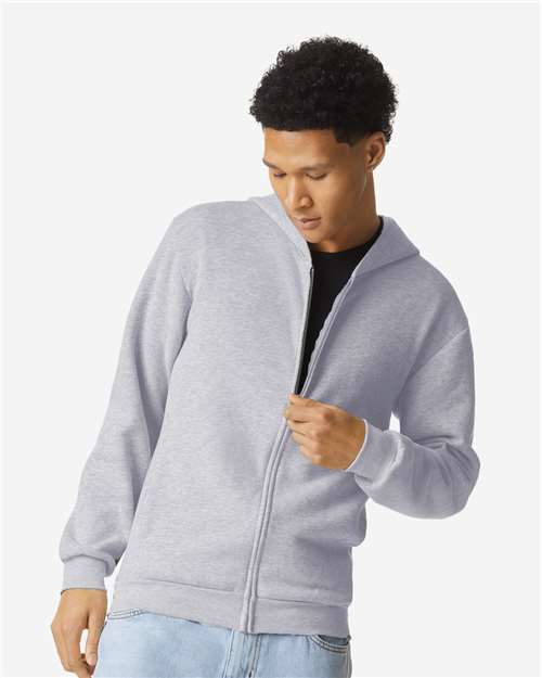 American Apparel RF497 Unisex ReFlex Fleece Full-Zip Hoodie Sweatshirt