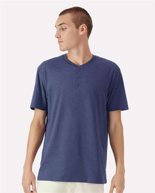 American Apparel 2004CVC Unisex CVC Henley Tee