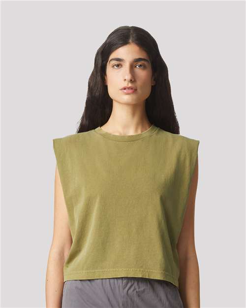 American Apparel 307GD Women's Heavyweight Cotton Garment-Dyed Muscle Tee