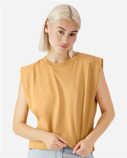 American Apparel 307GD Women's Heavyweight Cotton Garment-Dyed Muscle Tee