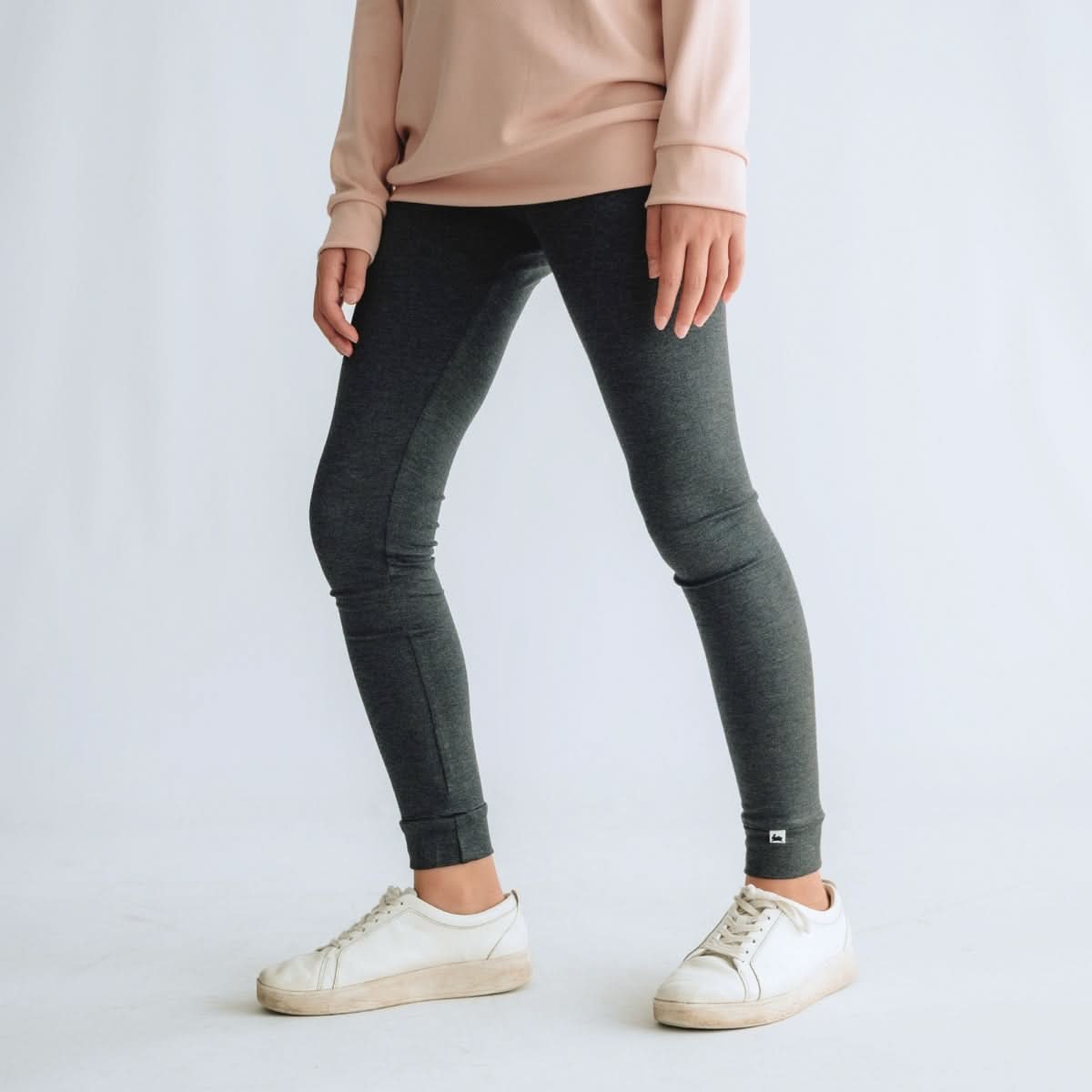 Youth Bamboo Leggings | Sage
