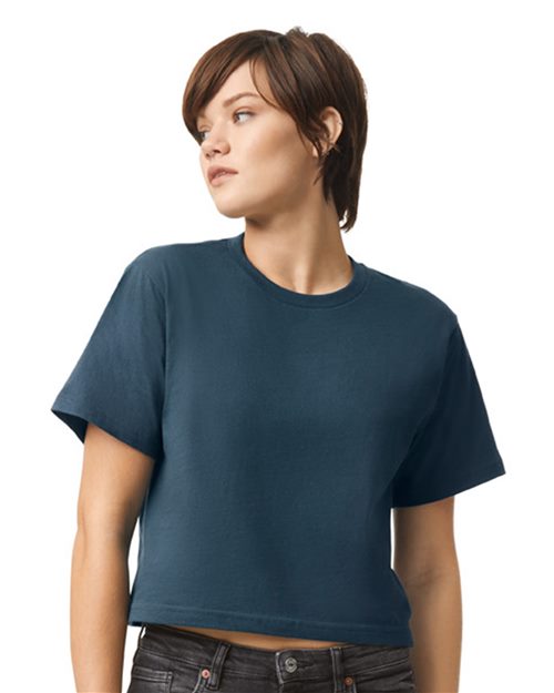 American Apparel 102 Women's Fine Jersey Mid-Length Boxy Tee
