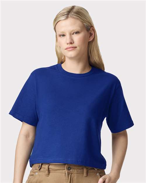 American Apparel 102 Women's Fine Jersey Mid-Length Boxy Tee