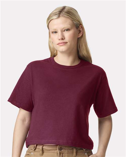 American Apparel 102 Women's Fine Jersey Mid-Length Boxy Tee