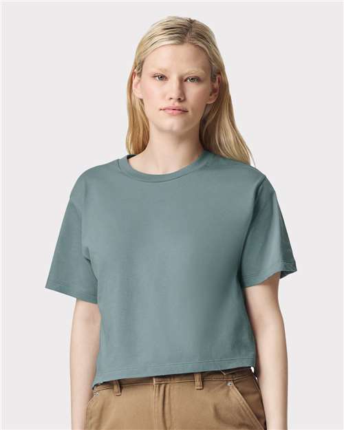 American Apparel 102 Women's Fine Jersey Mid-Length Boxy Tee