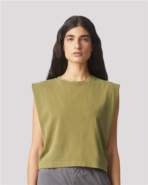 American Apparel 307GD Women's Heavyweight Cotton Garment-Dyed Muscle Tee