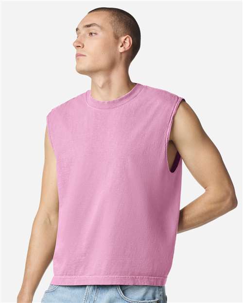 American Apparel 207GD Unisex Heavyweight Cotton Garment-Dyed Boxy Muscle Tee