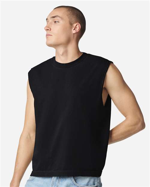 American Apparel 207GD Unisex Heavyweight Cotton Garment-Dyed Boxy Muscle Tee