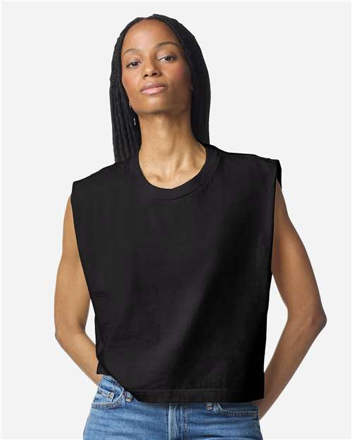 American Apparel 307GD Women's Heavyweight Cotton Garment-Dyed Muscle Tee