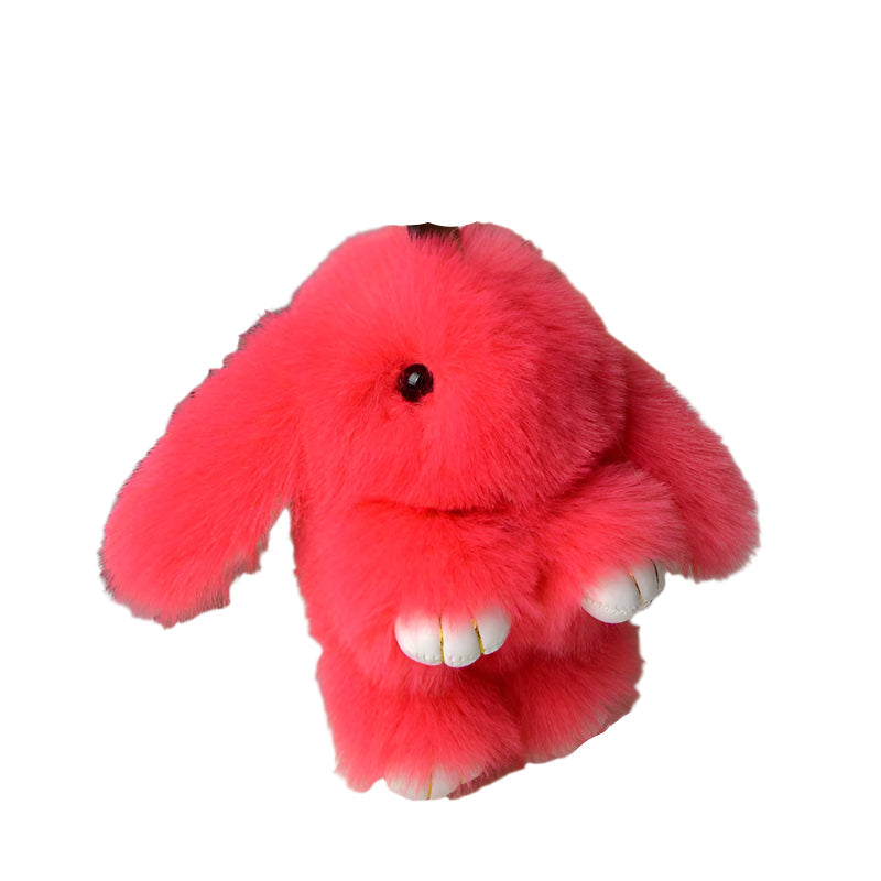 Imitation Rabbit Plush Keychain Pendant For Bags