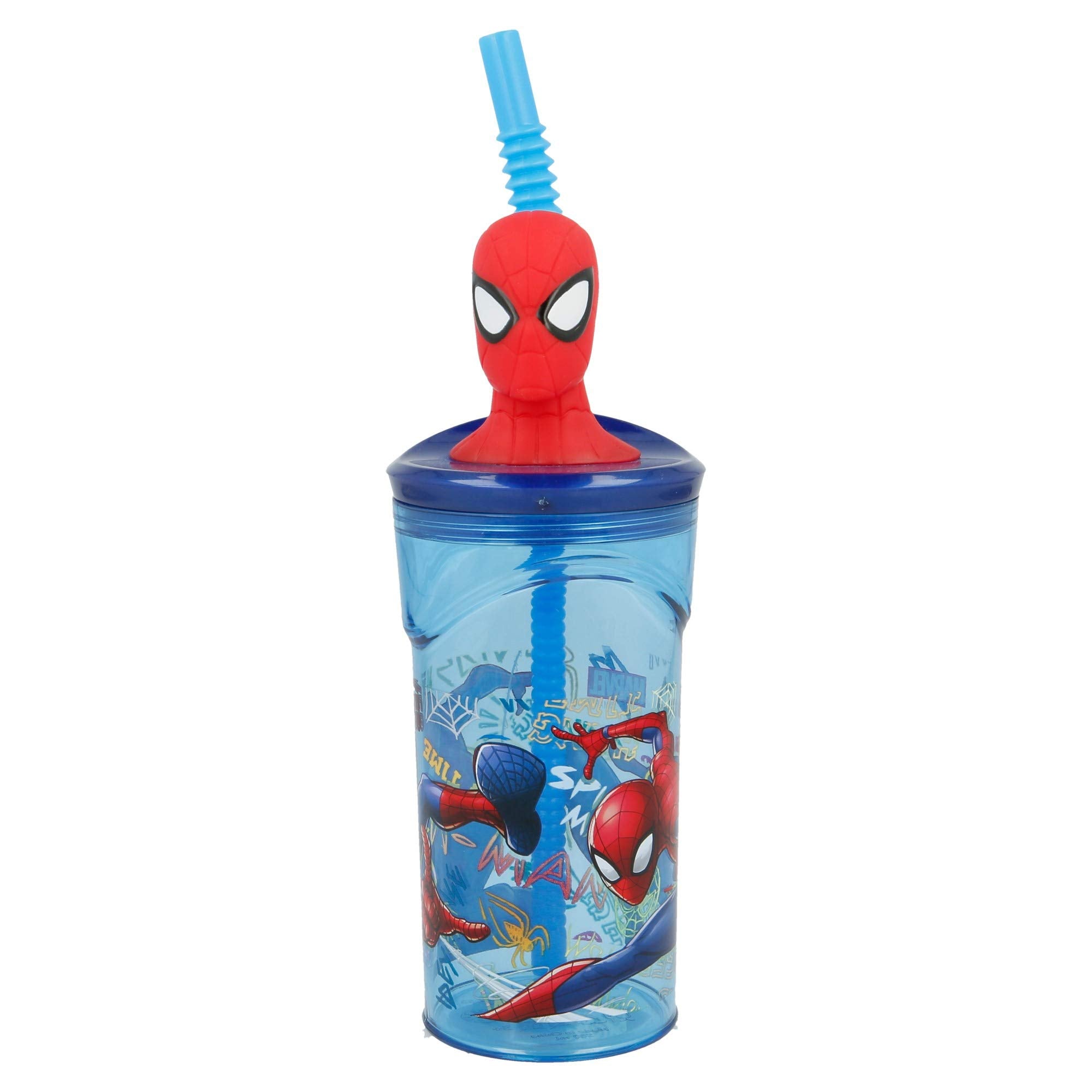 Stor Spiderman Graffiti 3D Figurine Tumbler 360ml