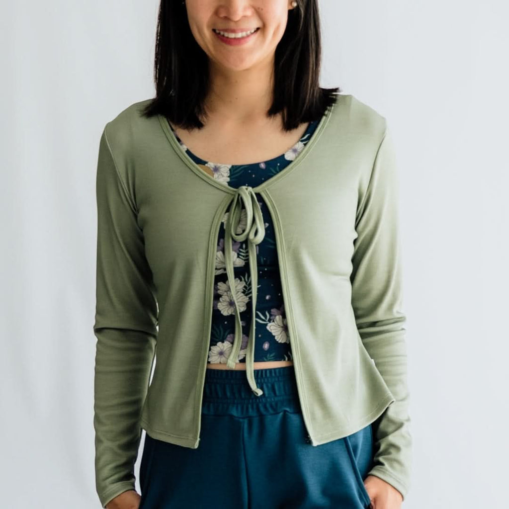 Ladies Celeste Bamboo Cardigan | Black