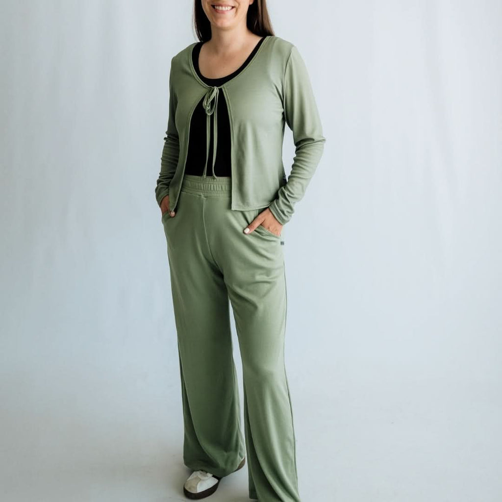 Ladies Celeste Bamboo Cardigan | Black