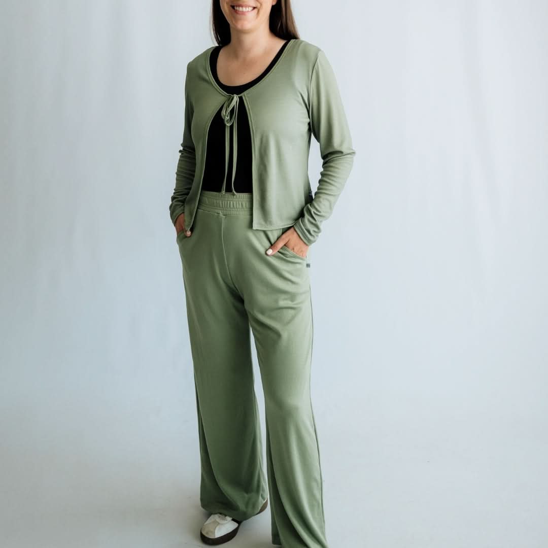 Ladies Celeste Bamboo Cardigan | Black