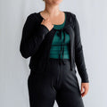Ladies Celeste Bamboo Cardigan | Black