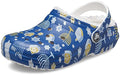 Crocs Unisex Classic Holiday Lined Clogs Fuzzy Slippers Hanukkah Numeric_2 US Men