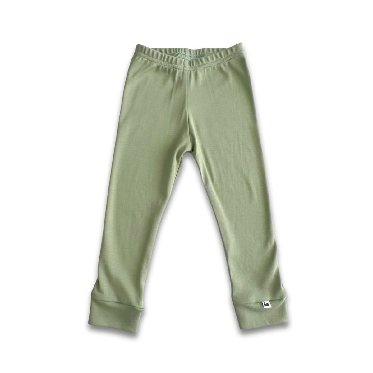 Youth Bamboo Leggings | Sage
