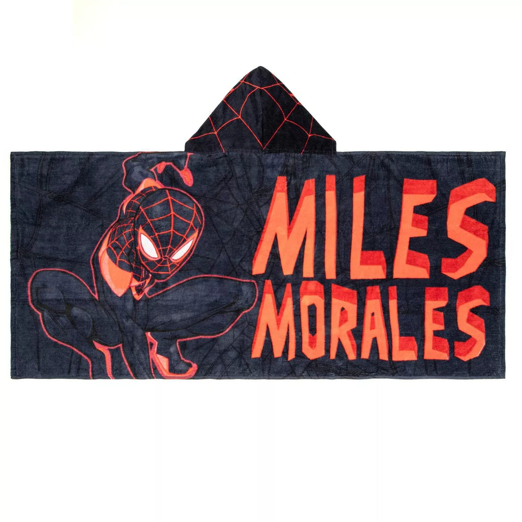 Spiderman Miles Morales Hooded Bath Towel
