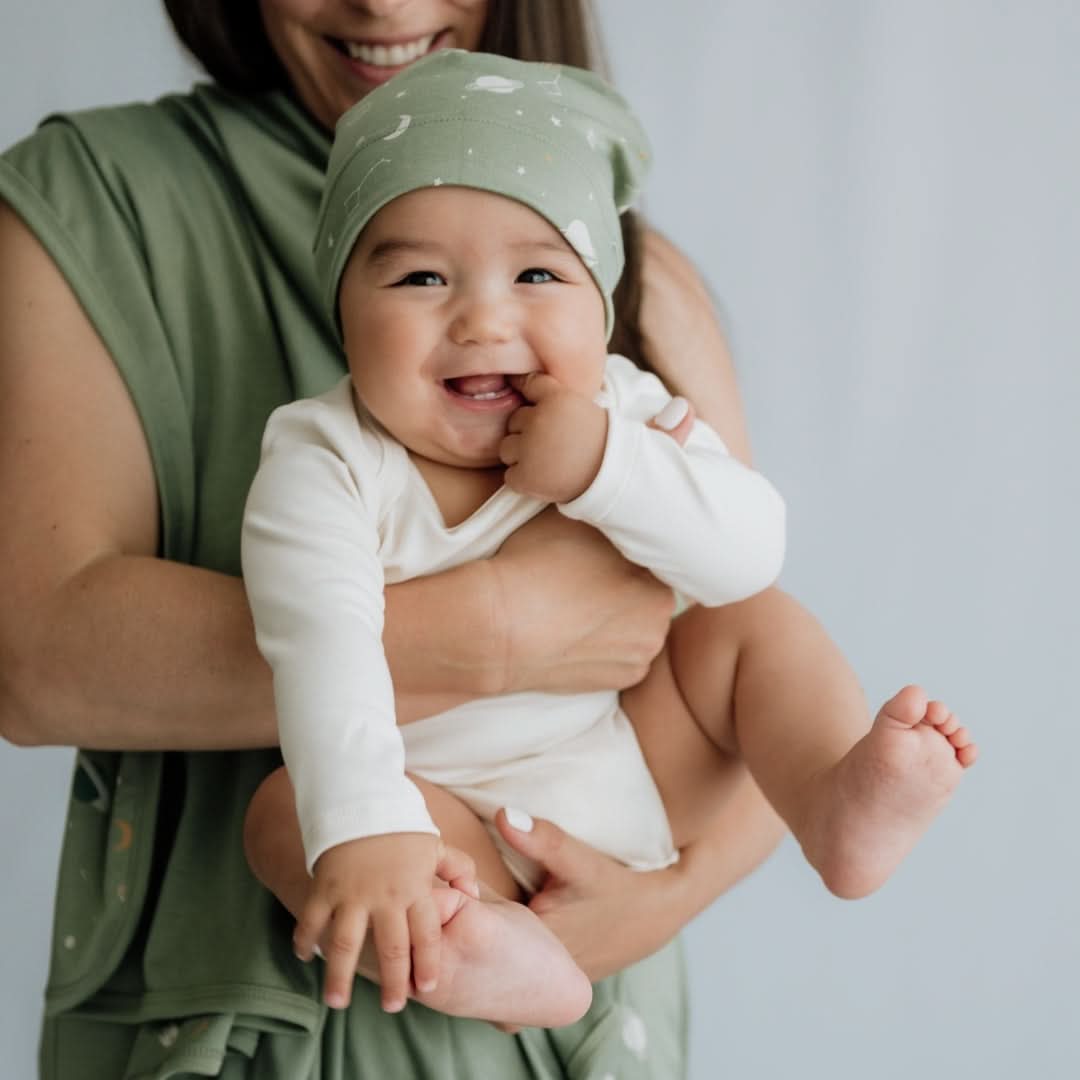 Bamboo Baby Long-Sleeved Bodysuit | Outer Space