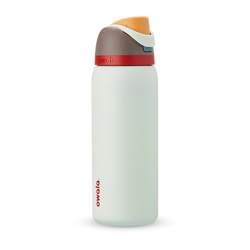 Owala Kids FreeSip Insulated Stainless Steel Water Bottle with Straw for Sports Travel and School BPA-Free Sports Water Bottle 16 oz Blue Citrus