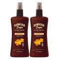 Hawaiian Tropic Island Tanning Oil Spray Sunscreen SPF 6 8oz | Tanning Sunscreen Tanning Oil with SPF Moisturizing Body Oil Hawaiian Tropic Oil Outdoor Tanning Oil 8oz each Twin Pack