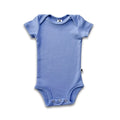 Bamboo Baby Short-Sleeved Bodysuit | Tidal Blue