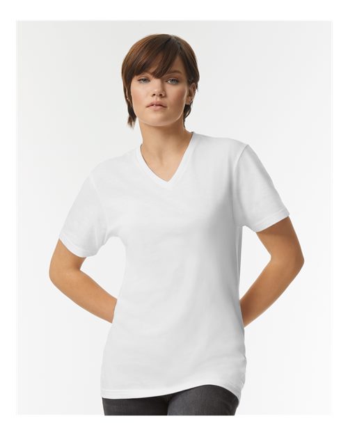 American Apparel 2006CVC Unisex CVC V-Neck Tee