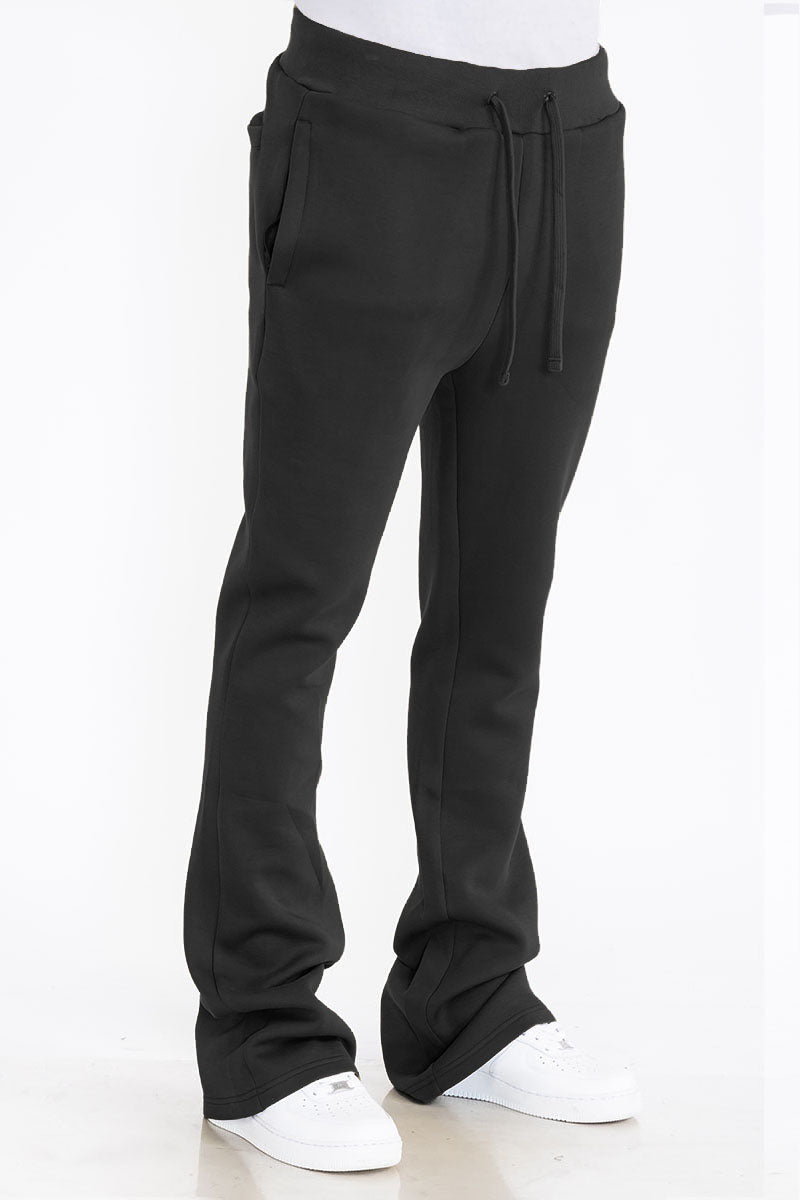 Stacked Flare Fleece Sweat Pants