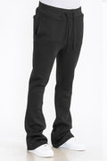Stacked Flare Fleece Sweat Pants