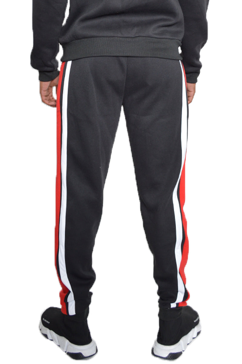 Tripe Cotton Sweat Pants