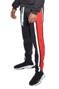 Tripe Cotton Sweat Pants