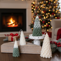 Christmas Pine Tree Candles | Festive Holiday Decor