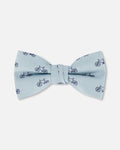 Bow Tie Pale Blue With Bicycle