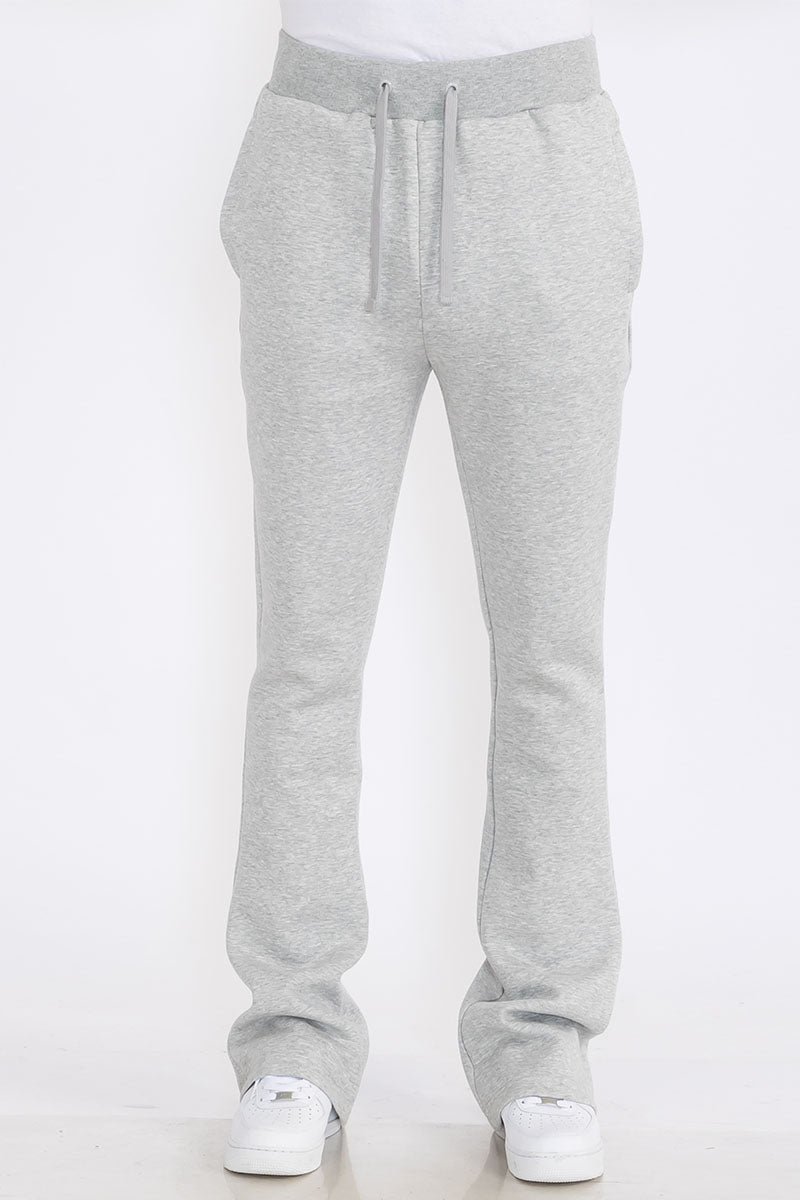 Stacked Flare Fleece Sweat Pants