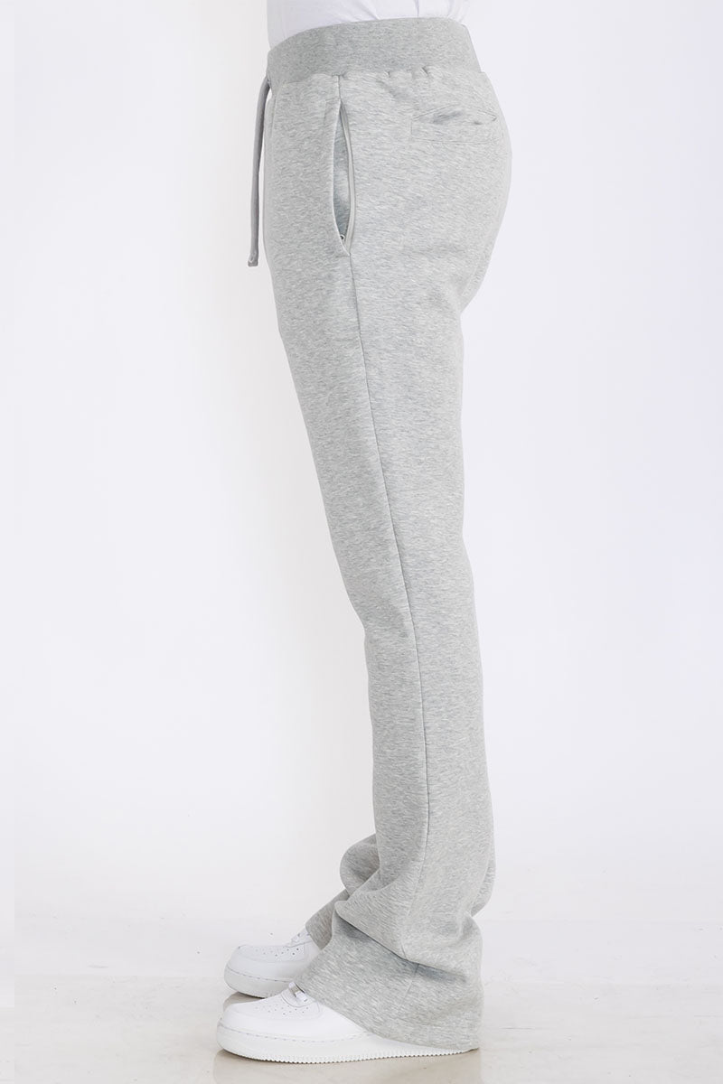 Stacked Flare Fleece Sweat Pants