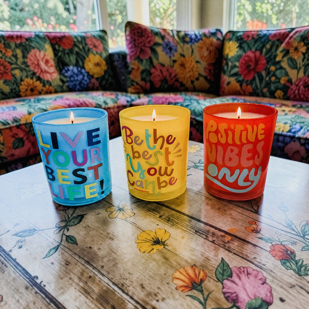 3 PACK Positivity Candles Set