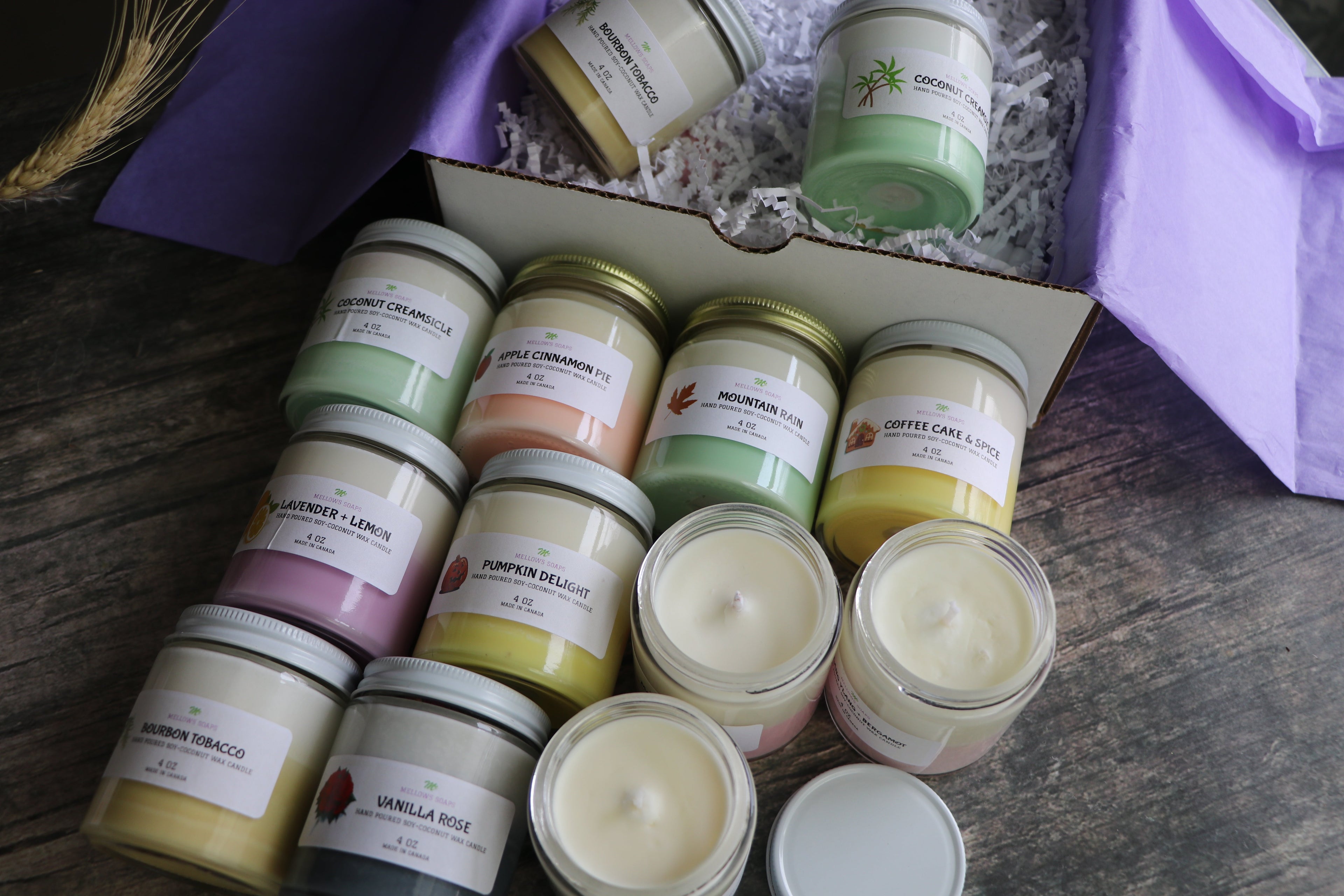 Coconut Creamsicle Candles