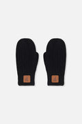 Knit Mittens Black