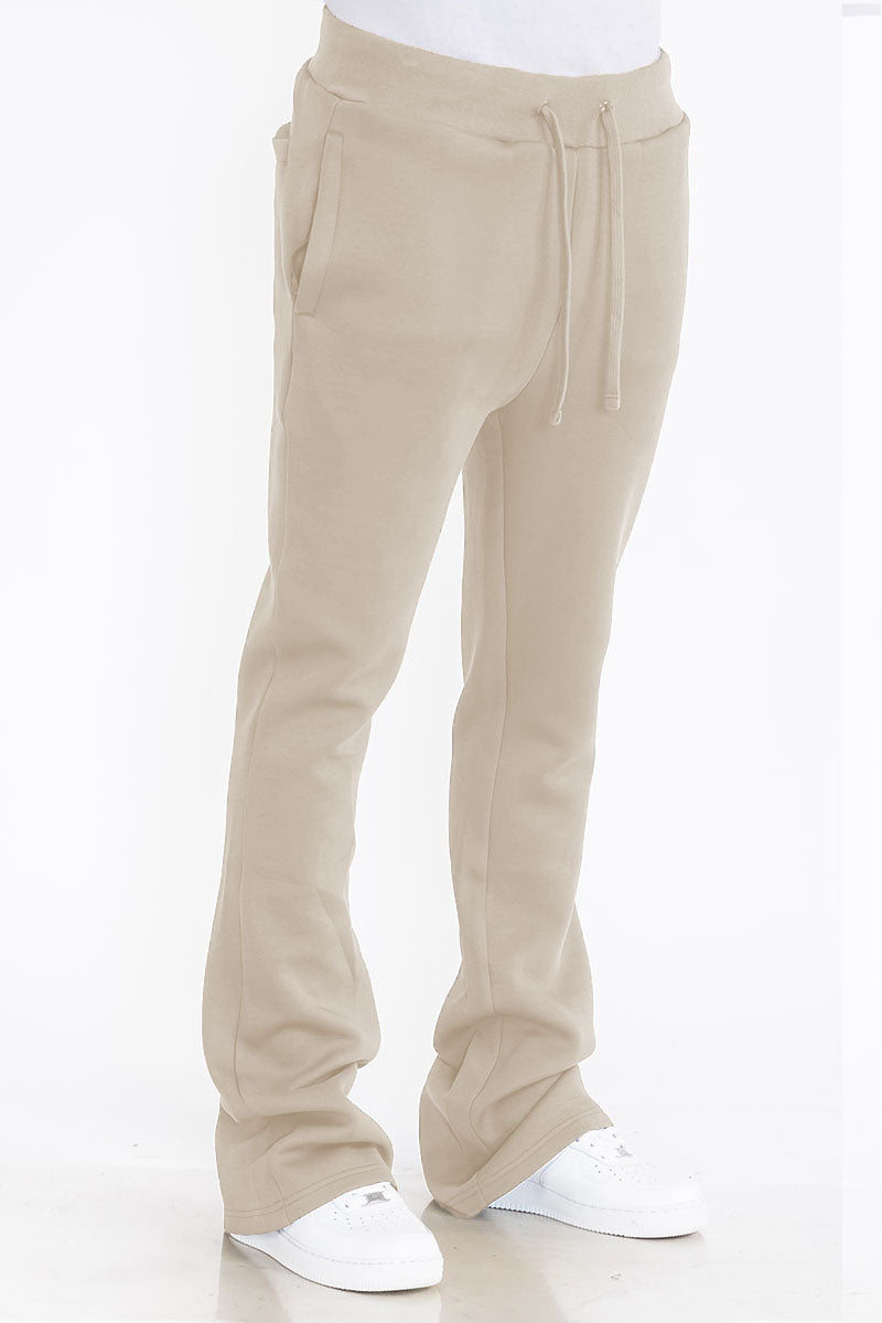 Stacked Flare Fleece Sweat Pants
