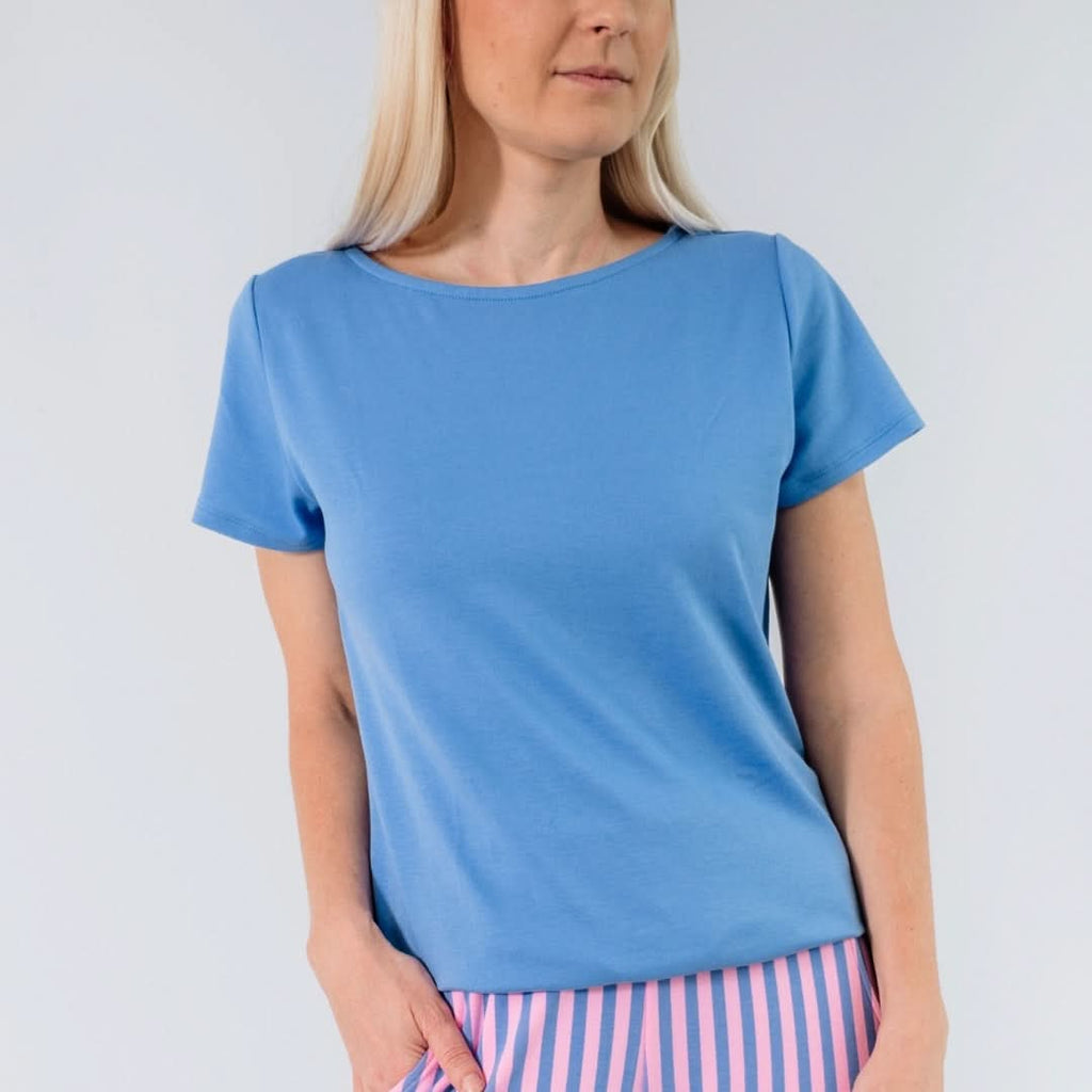 Ladies' Bamboo Lindsay T-Shirt | Tangerine Crush
