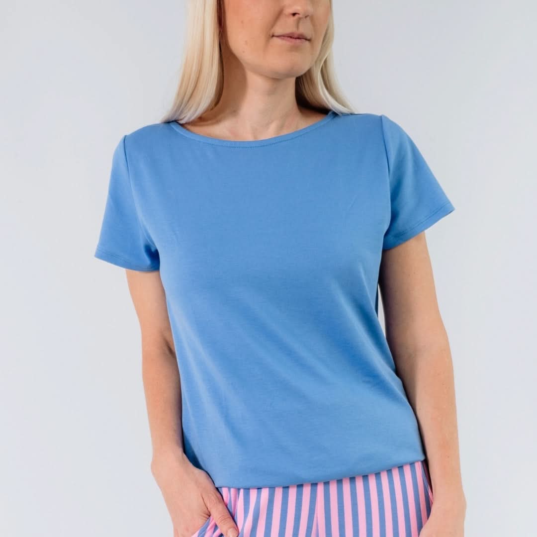 Ladies' Bamboo Lindsay T-Shirt | Tangerine Crush