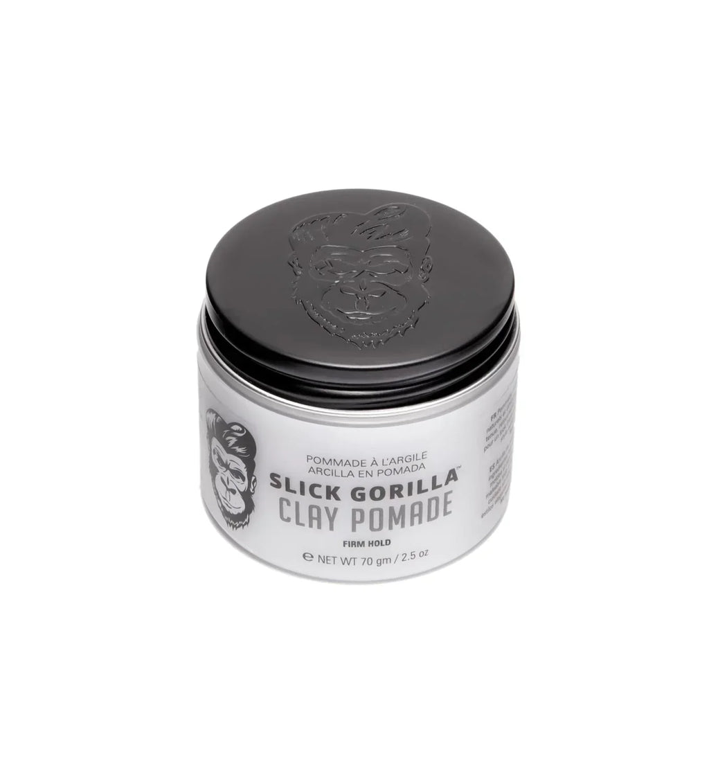 Slick Gorilla Clay Pomade – Firm Hold & Low Shine for Reworkable Styles